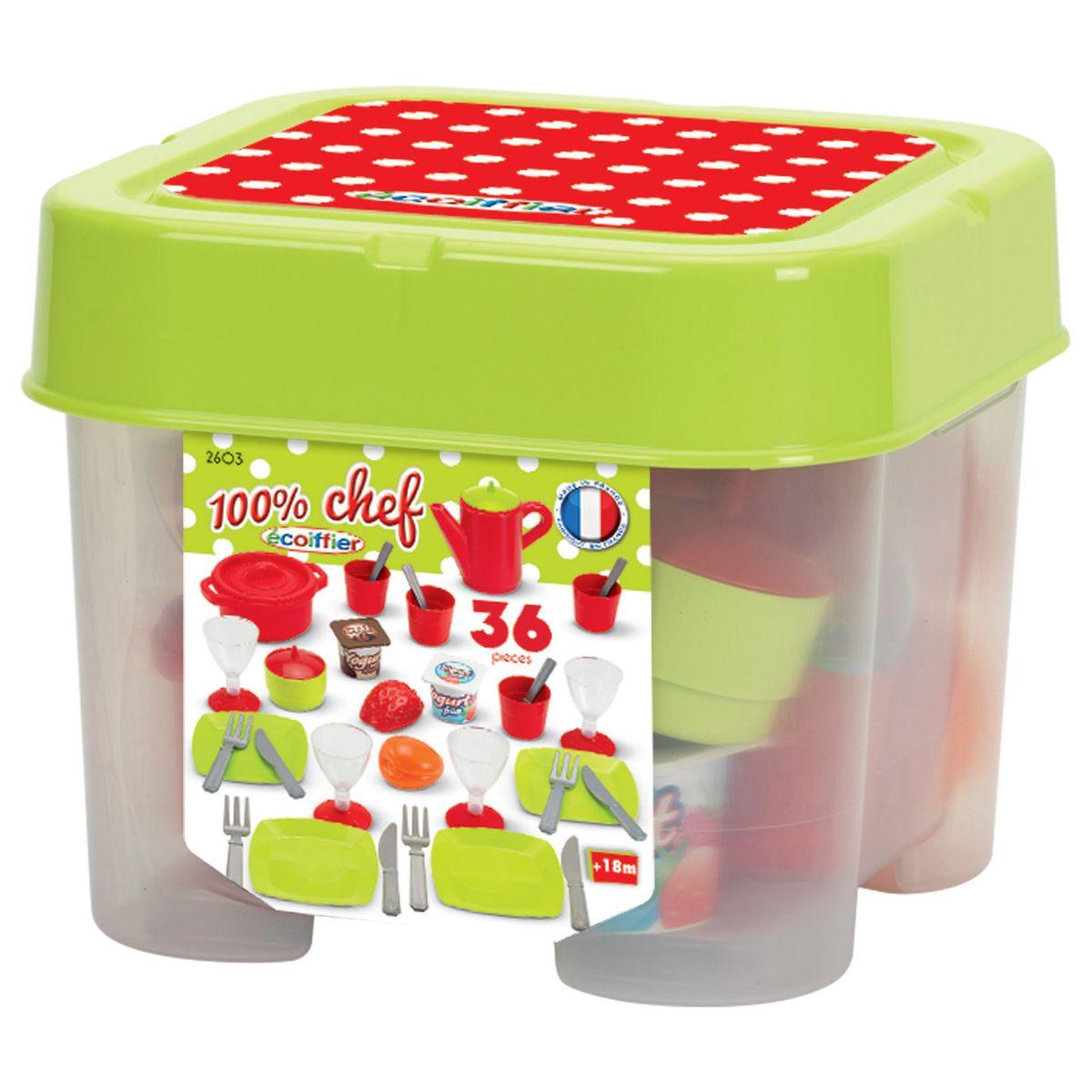 Coffret dinette ecoiffier