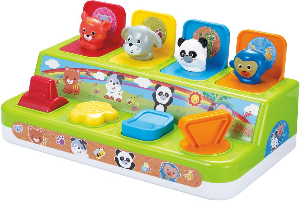 Acheter Jouet pop-up pour bébé avec musique et lumière, jouet Montessori pour tout-petits, jouet de développement précoce, cause et effet, cadeau pour enfants Acheter Jouet pop-up pour bébé avec musique et lumière, jouet Montessori pour tout-petits, jouet de développement précoce, cause et effet, cadeau pour enfants