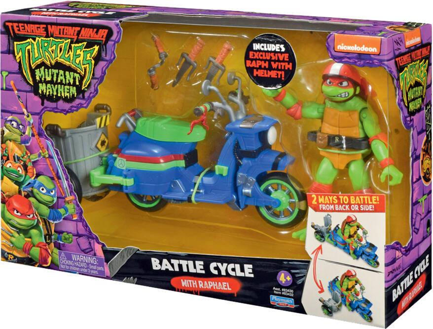 Teenage Mutant Ninja Turtles Jouet, Donatello Shell Smashers, Véhicule d'Accident Lumineux avec Action Smash & Reveal, Édition Classique, pour Les Enfants de 5 Ans et
