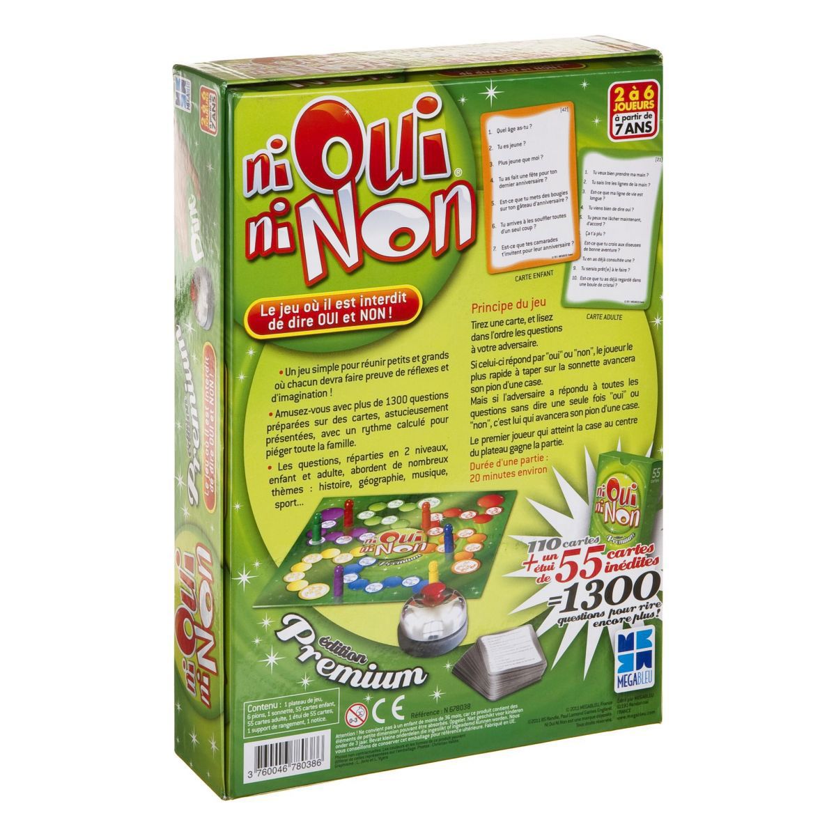 ni Oui ni Non French Quiz Family board Game - Games & Hobbies