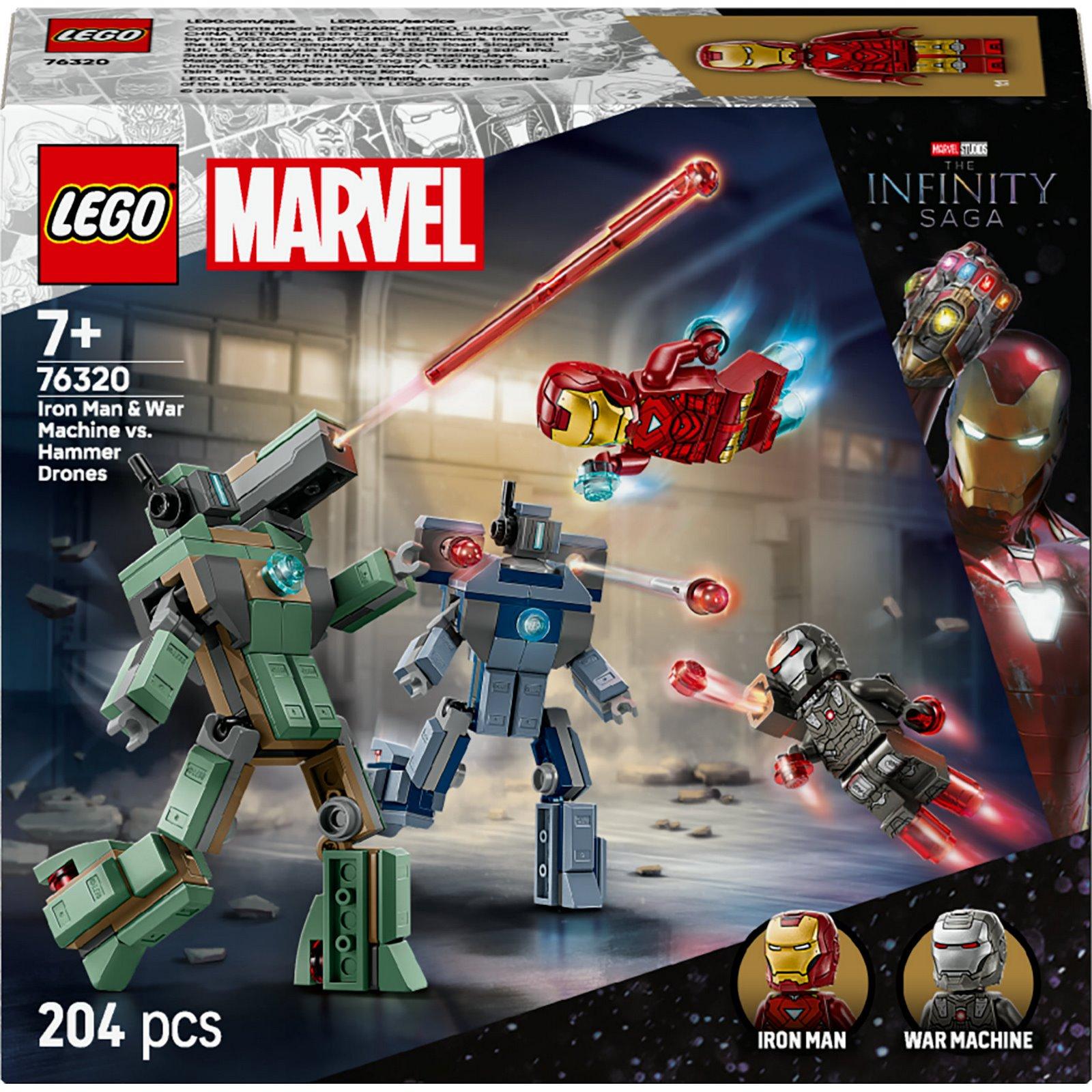 Iron Man et War Machine contre les drones de Hammer Lego® Marvel