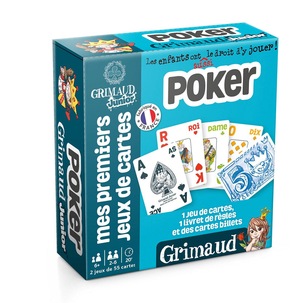 Jeu de cartes Poker en plastique Copag gold - La Grande Récré