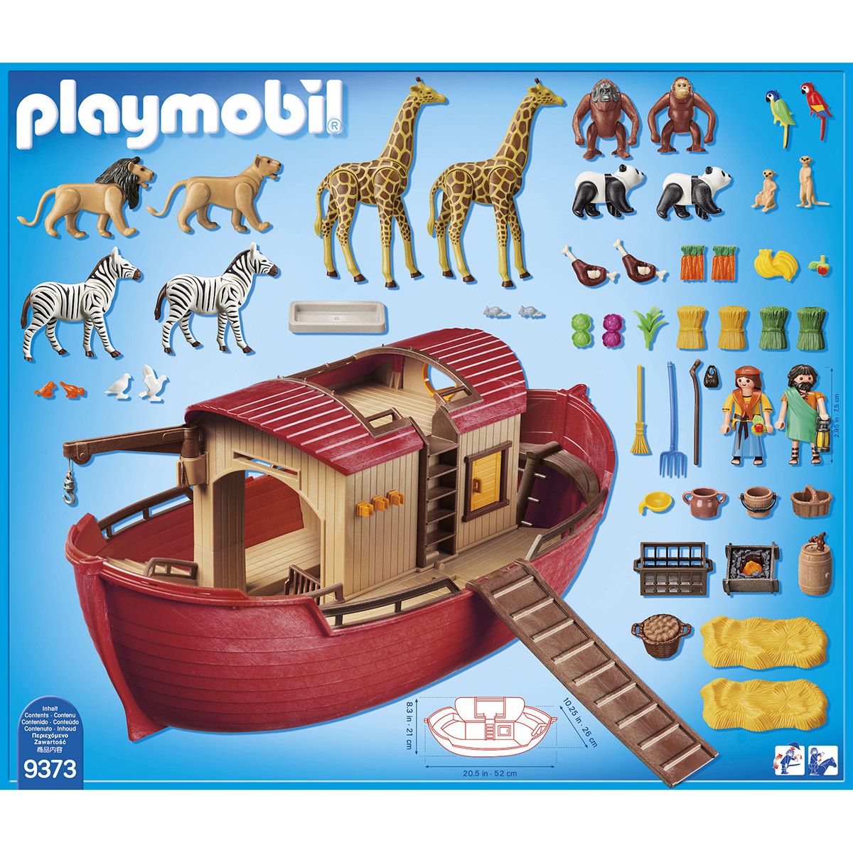 Arche de Noé transportable Playmobil 1.2.3. 6765 - La Grande Récré
