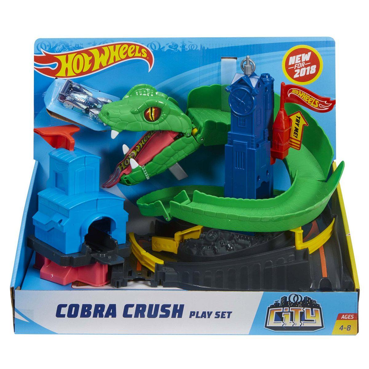 Attaque cobra Hot Wheels city - Garages et tapis - La Grande Récré
