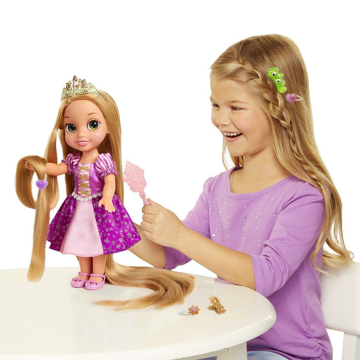 Poupée 38 cm Raiponce cheveux longs et accessoires - Poupées classiques -  La Grande Récré