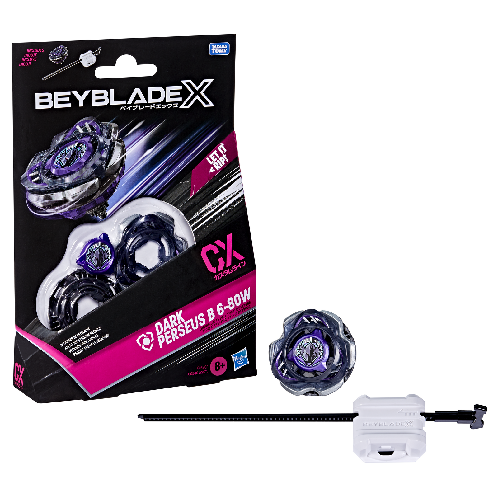 Blade Starter Pack Toupie De Combat Metal Rhinok Avec Lanceur - CRAZE Spinning Top