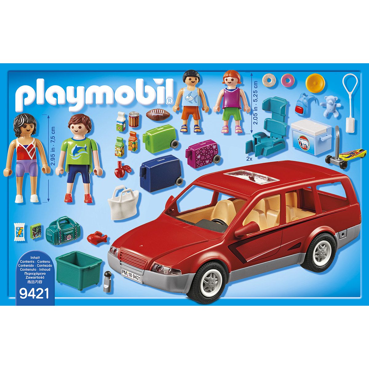 playmobil family fun voiture et bateau