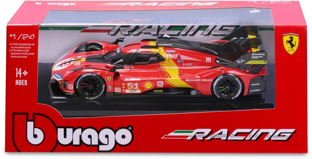 Bburago Ferrari 499P LMH 2023 #51 – Miniature 1/43 En Métal, Réplique Du Le Mans Hypercar, Nouveau 2024, Pour Collectionneurs Adultes