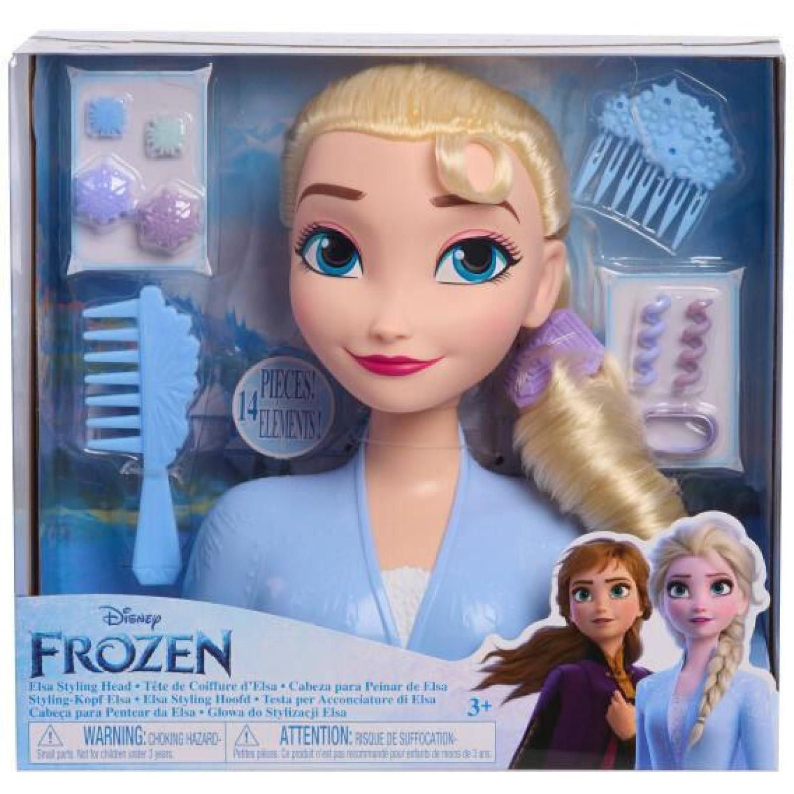 Tête à coiffer Elsa - La Reine des Neiges