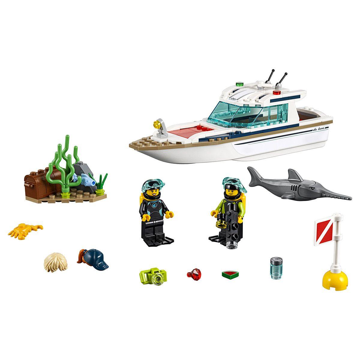 Lego city yacht de plongee clearance