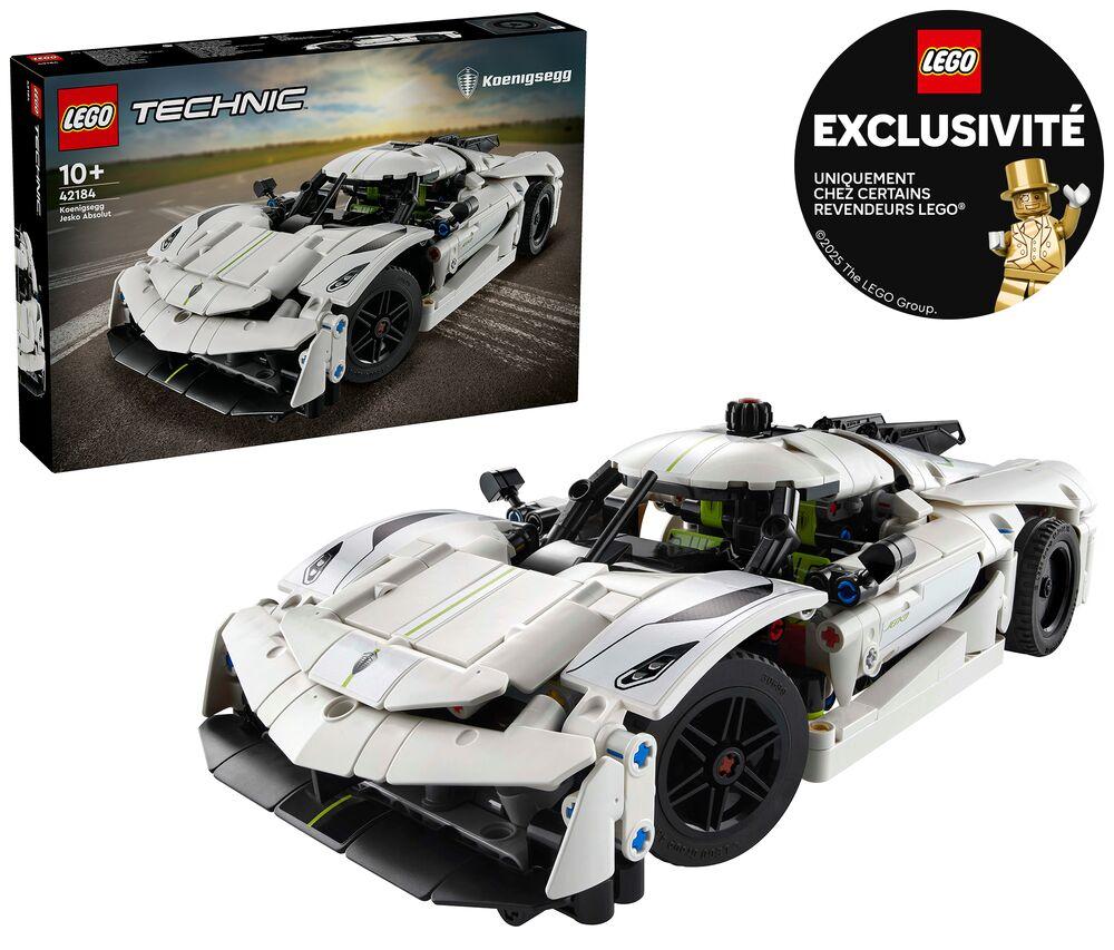 LEGO Technic 42184 Koenigsegg Jesko Absolut White 3