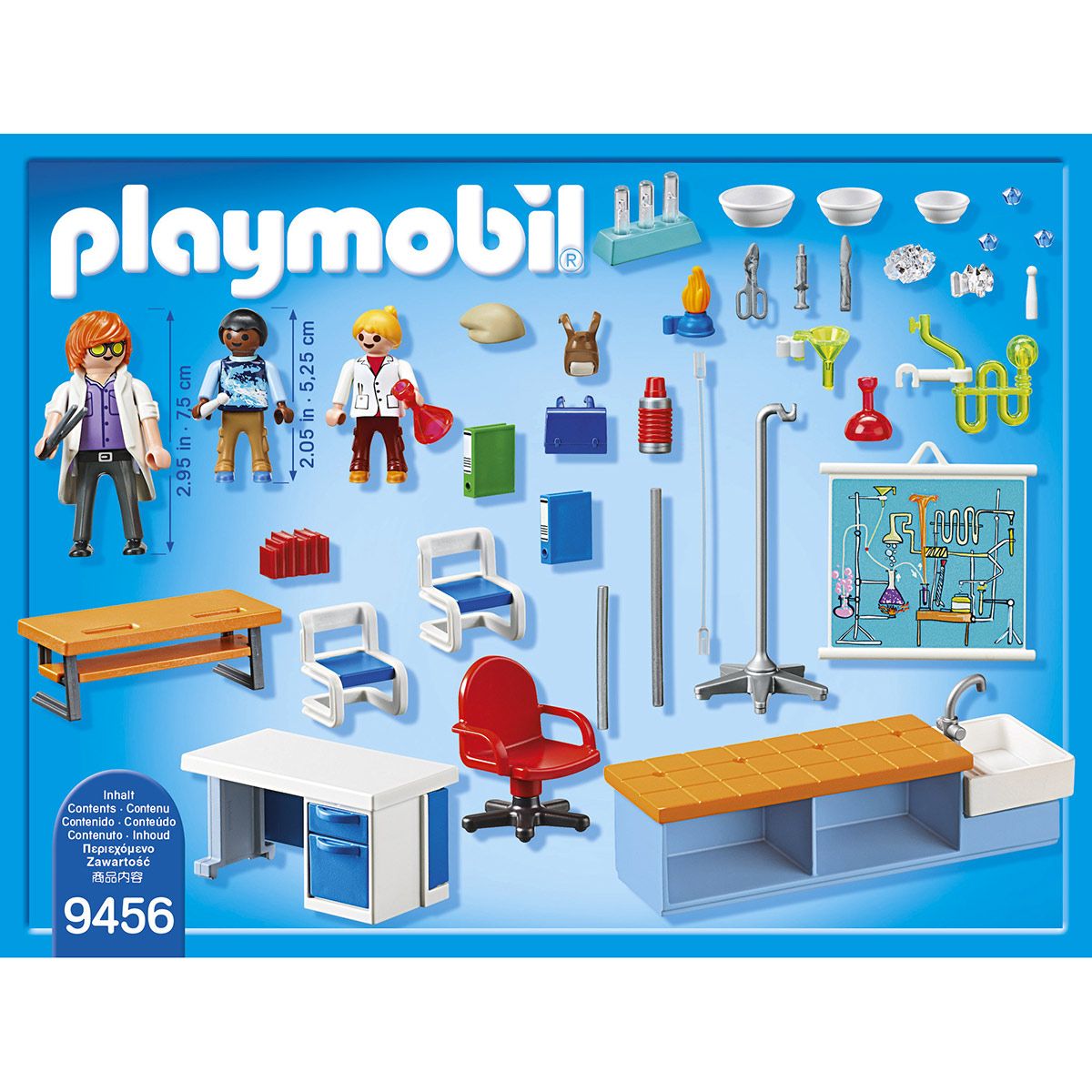 9456 Classe de Physique Chimie Playmobil 