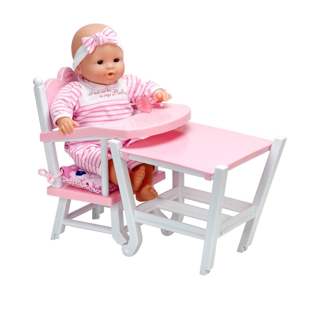 chaise haute bebe corolle