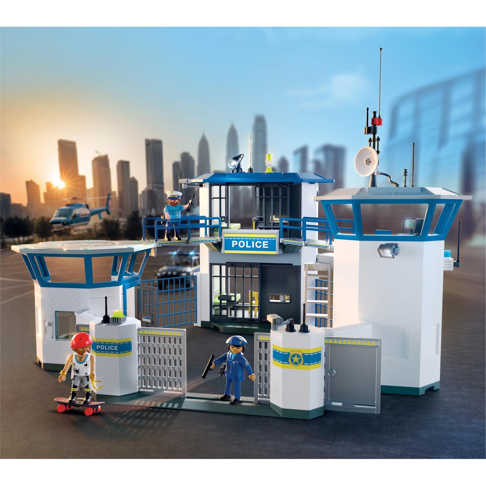 Playmobil City Action 9111 pas cher, Coffret du commissariat de police
