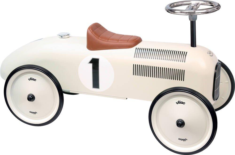 Porteur Voiture en metal Blanc La Grande Recre