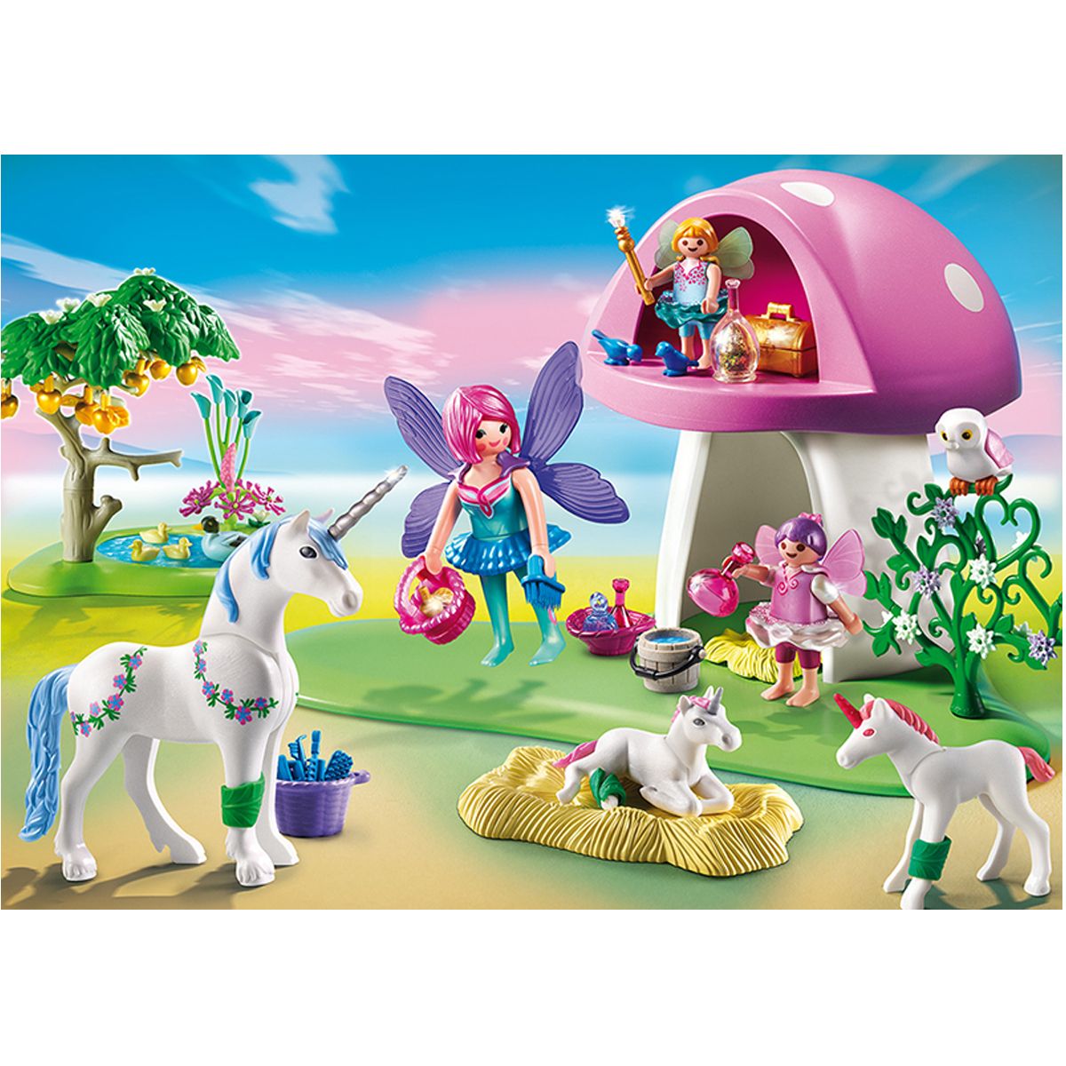 Centre de soins pour licornes Playmobil Fairies 6055