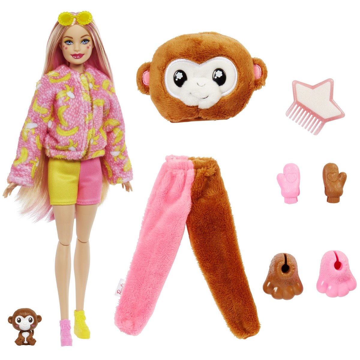 Jeu Tête Barbie Avec Accessoires Jouet pour Petite Fille De Peigne