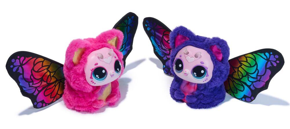 Hatchimals Bloomables KittyFly – Fleur Magique Avec Double éclosion – Chenille Et Papillon – 100 Sons Et Réactions – Dès 5 Ans – Violet Ou Rosie