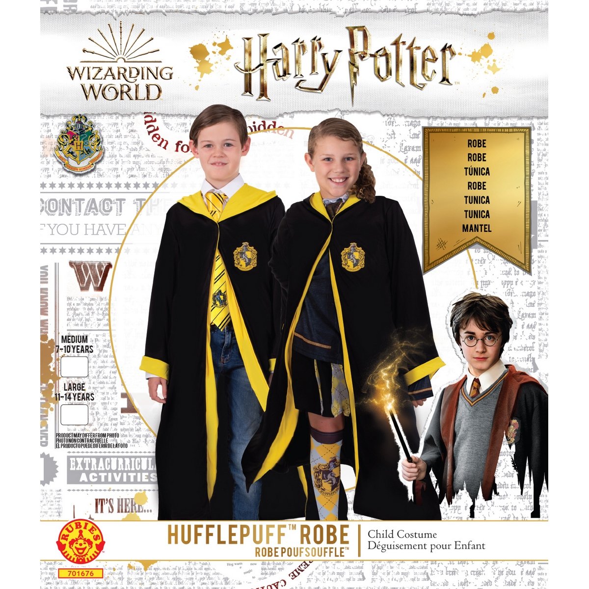Funidelia  Costume Harry Potter Poufsouffle fille et garçon
