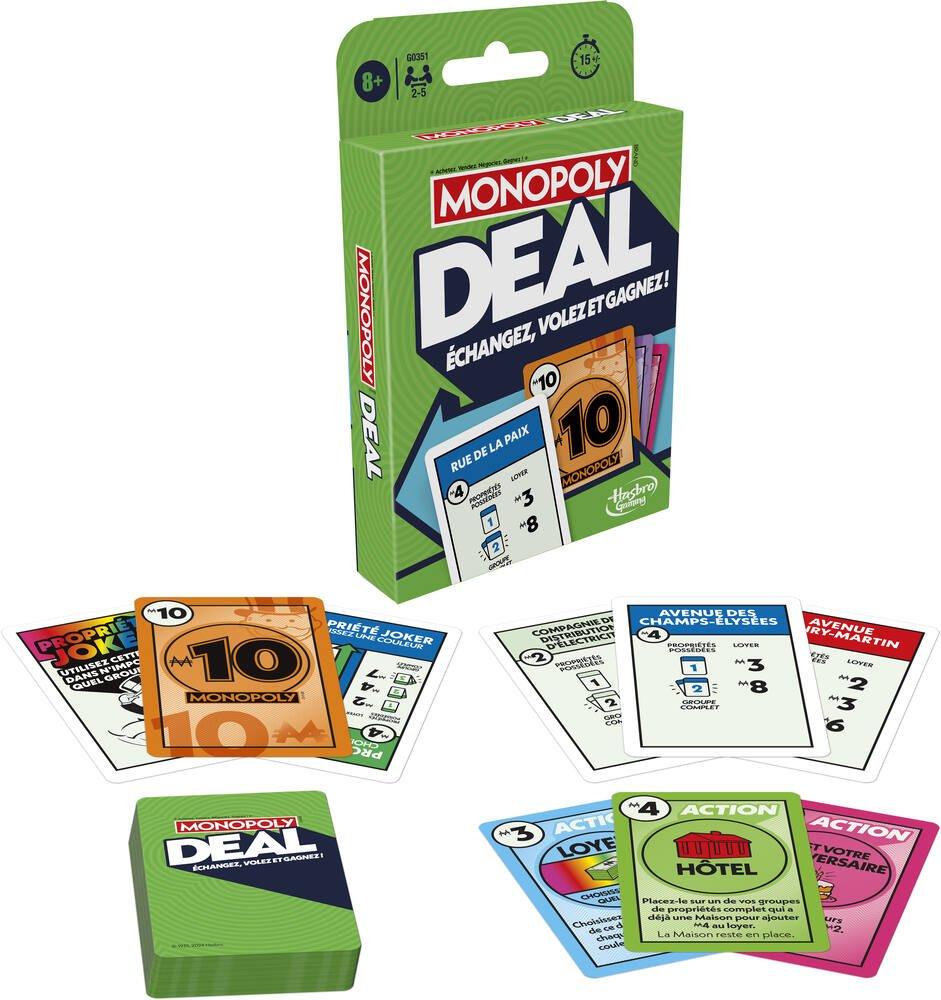 Jeu de cartes Monopoly deal La Grande Récré