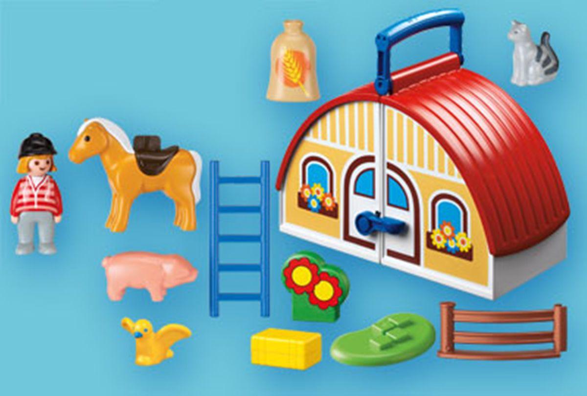 ferme playmobil transportable