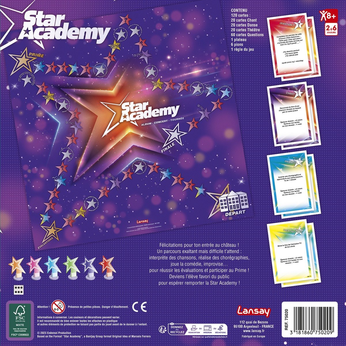 Jeu créatif Lansay Star Academy Journal de Star