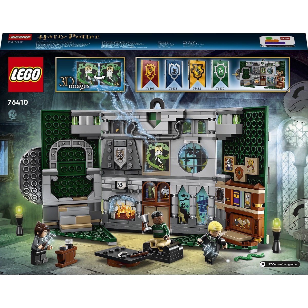 LEGO Harry Potter Le Blason de la Maison Serpentard 76410 LEGO : la boîte à  Prix Carrefour