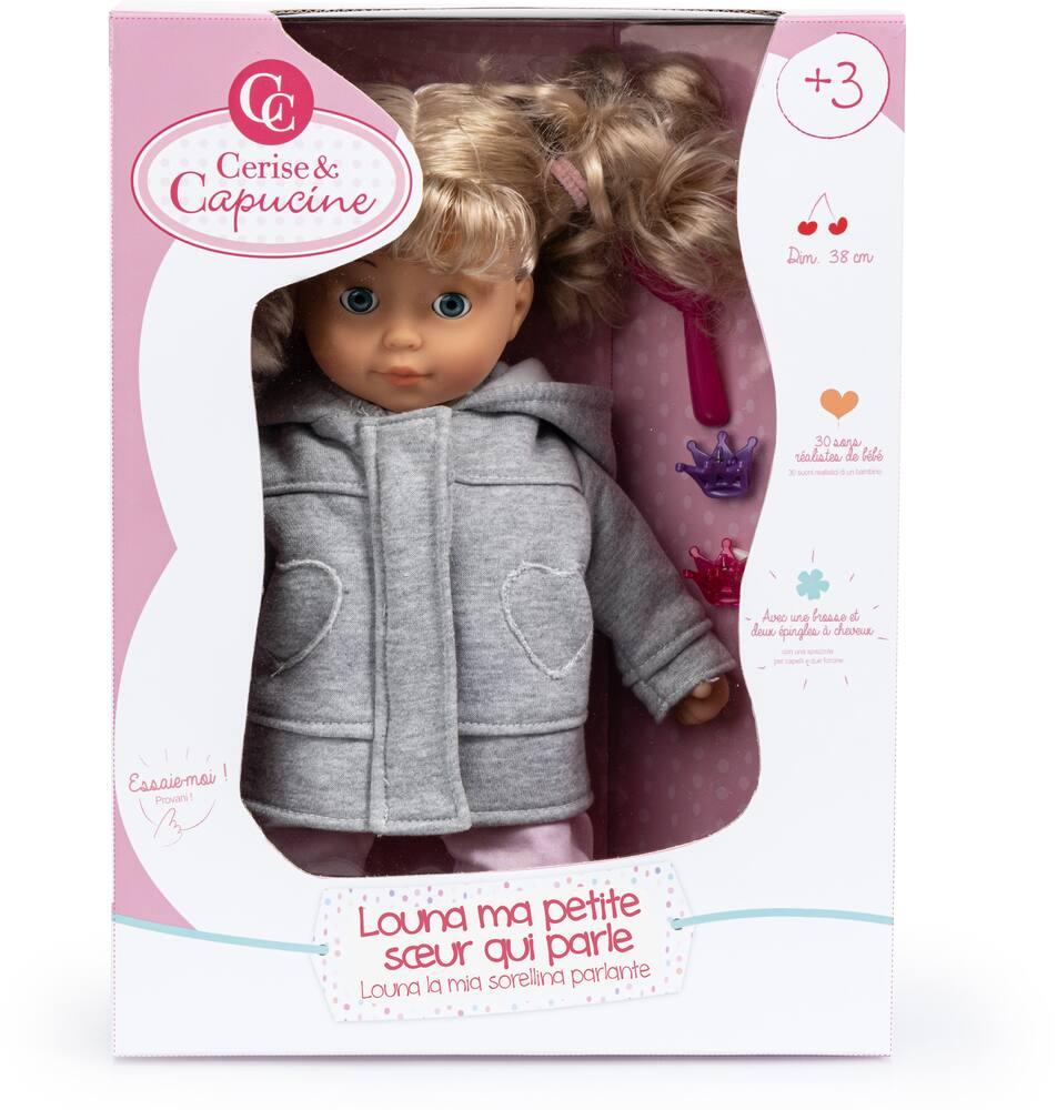 Poupee Parlante Louna Petite S ur De 38 Cm La Grande Recre