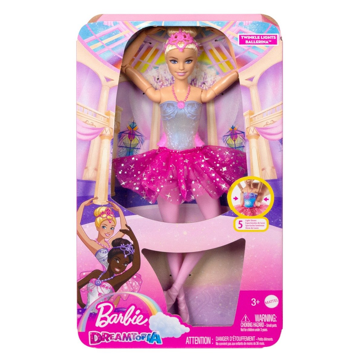 Barbie Danseuse Gracieuse Entourée De Lumières éthérées