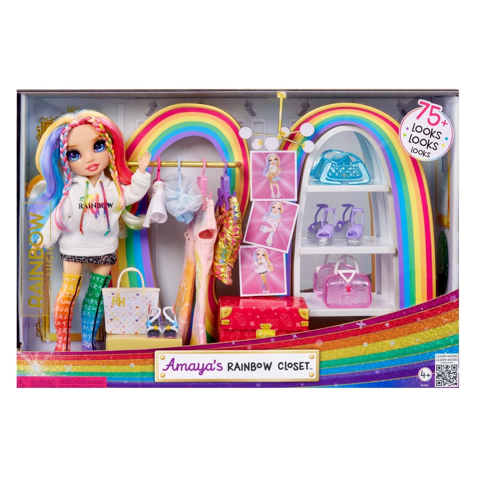 RAINBOW HIGH Coffret Amaya's Rainbow Closet Avec Poupée Rainbow