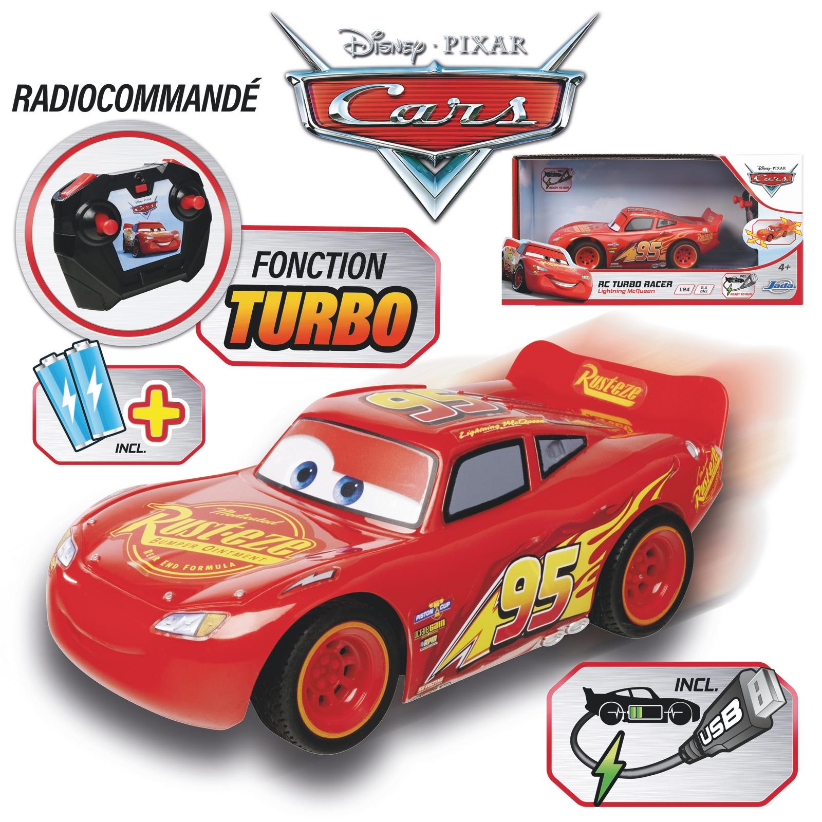 Cars Flash Mc Queen radiocommandée 1:24 La Grande Récré