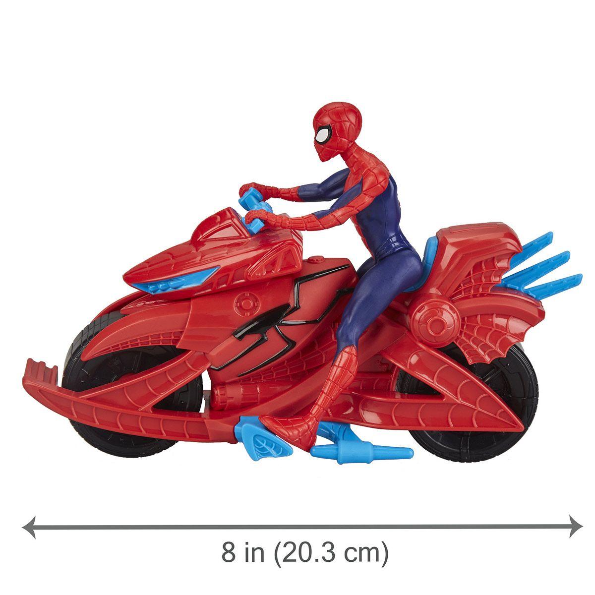 moto porteur spiderman