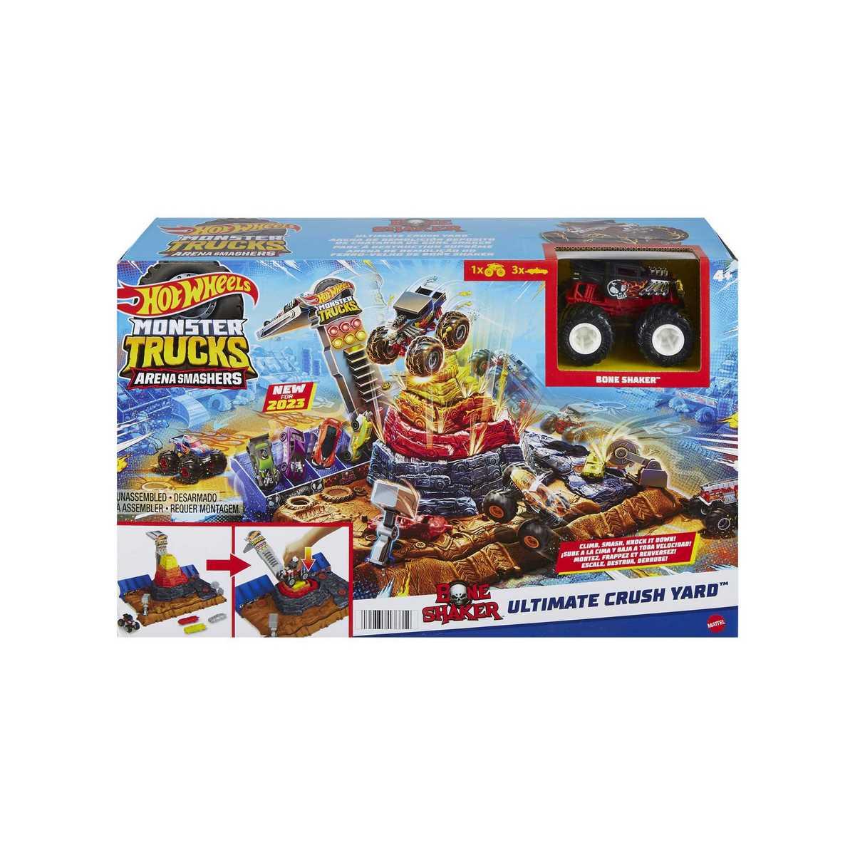 Coffret Arène de Démolition Monster Trucks Hot Wheels La Grande Récré