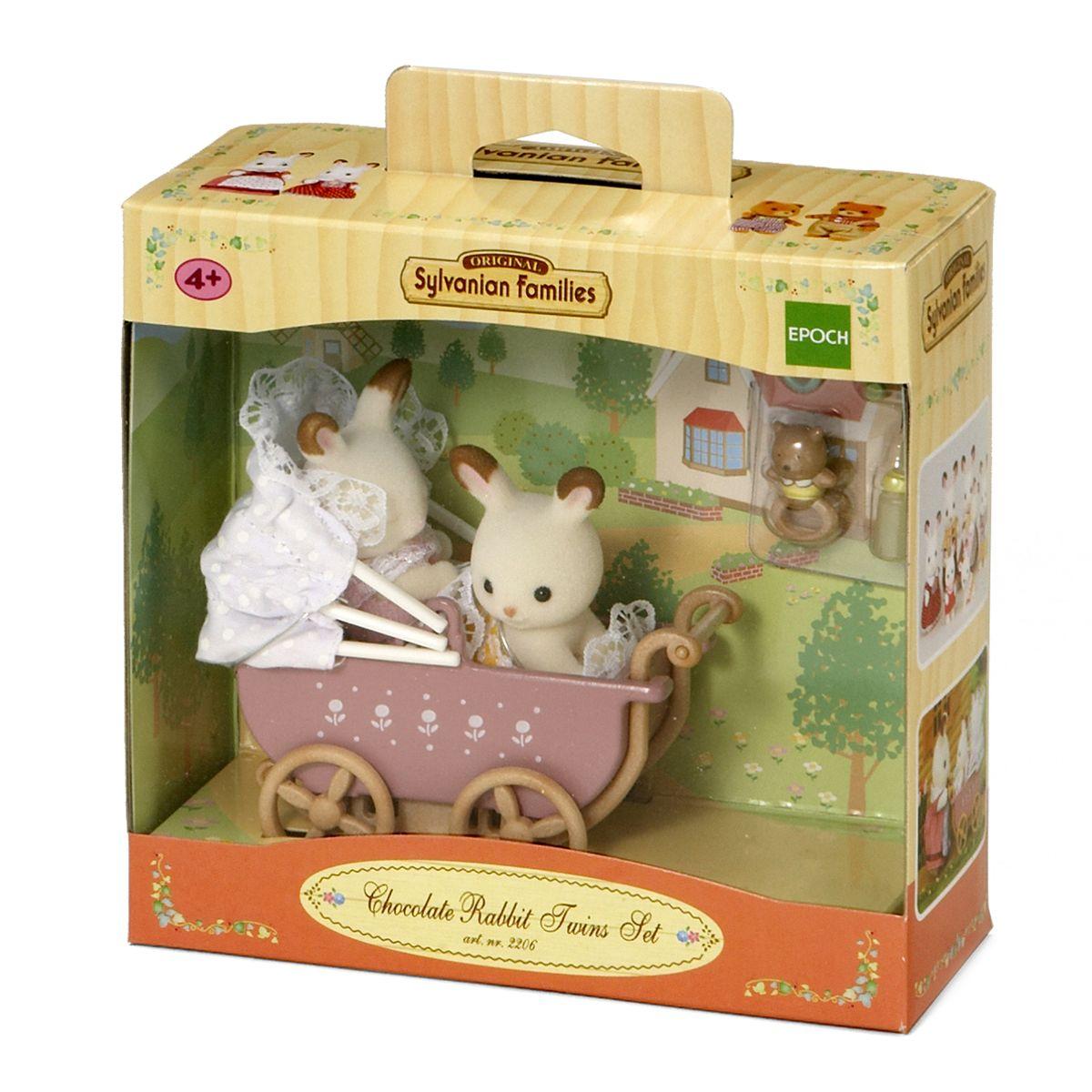 sylvanian poussette double