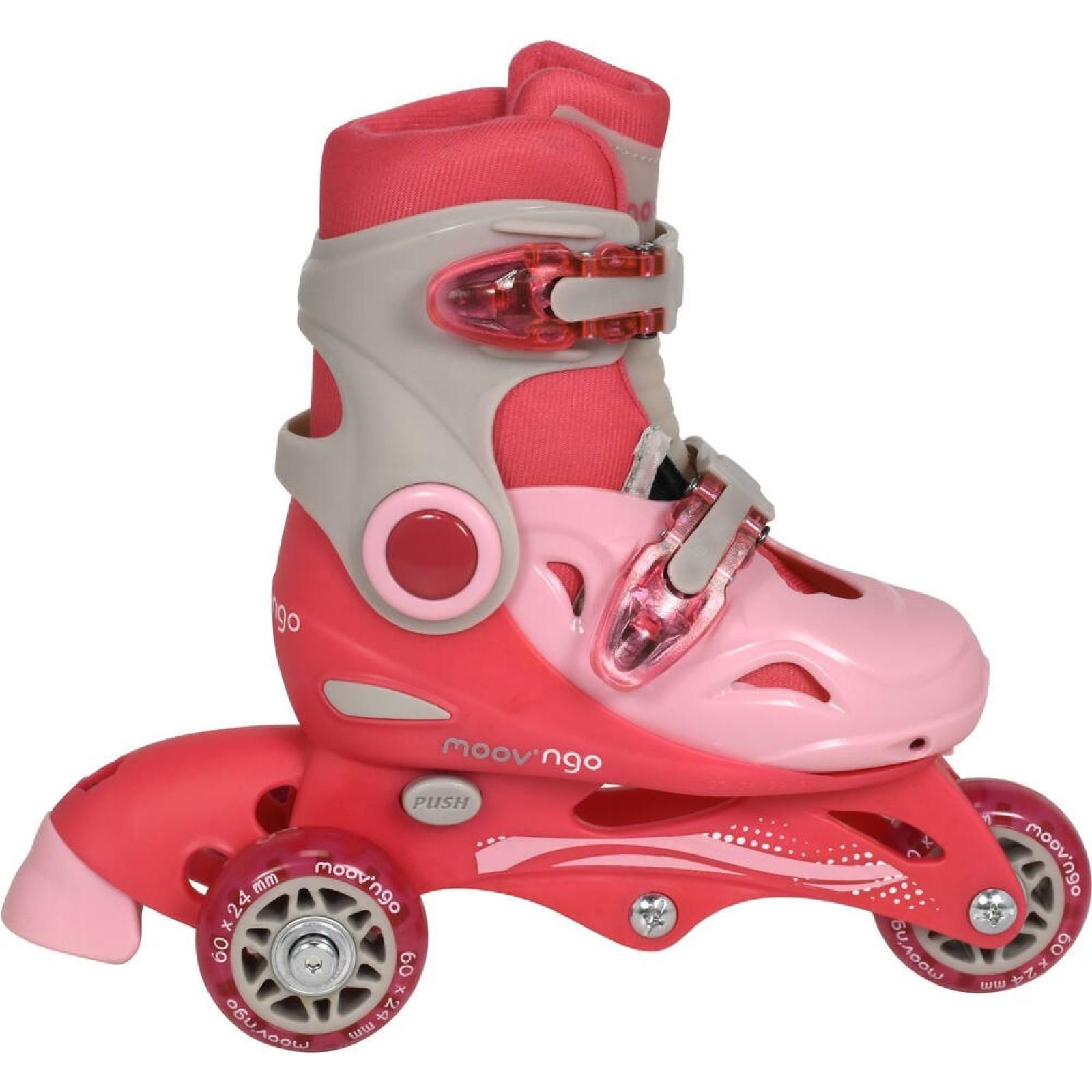 Rollers évolutifs roues rose taille 30-33 La Grande Récré - Main Image