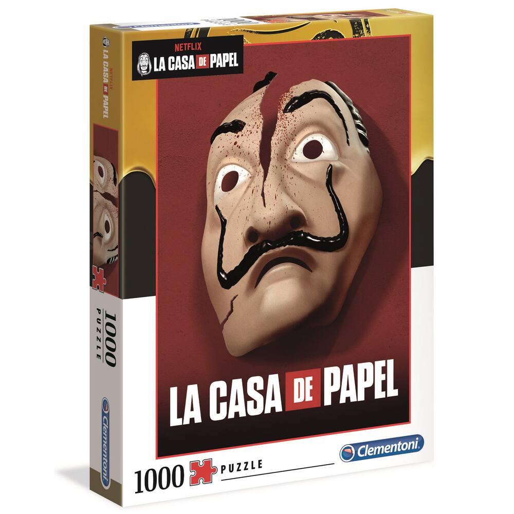 Clementoni Puzzle 1000 Pièces – Casa De Papel / Money Heist – Fabriqué En Italie