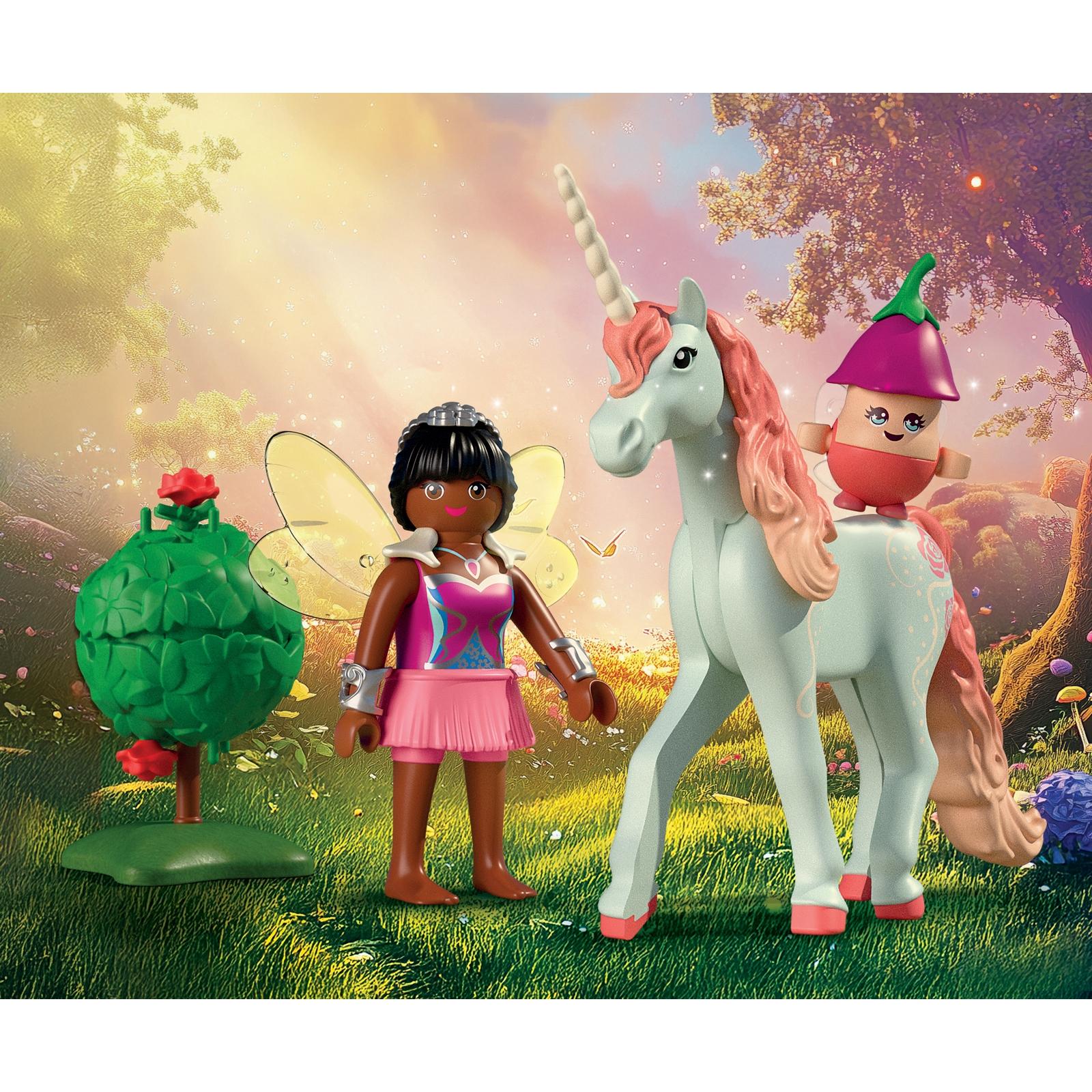 Playmobil - Le Chevalier De La Licorne Et Le Roi, Figurines D'occasion Thème Moyen Âge