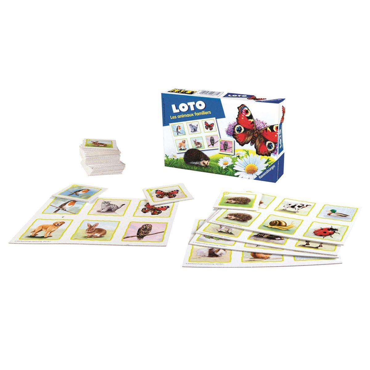 Loto Animaux Familiers Jeux De Societe Et Puzzles La Grande Recre
