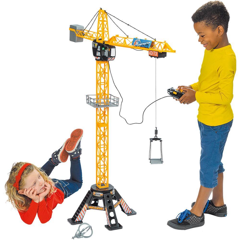 Grue à Tour Télécommandée Jamara Kutter XL 99 IR – Jouet De Chantier, Rotation 360°, Levage 500g