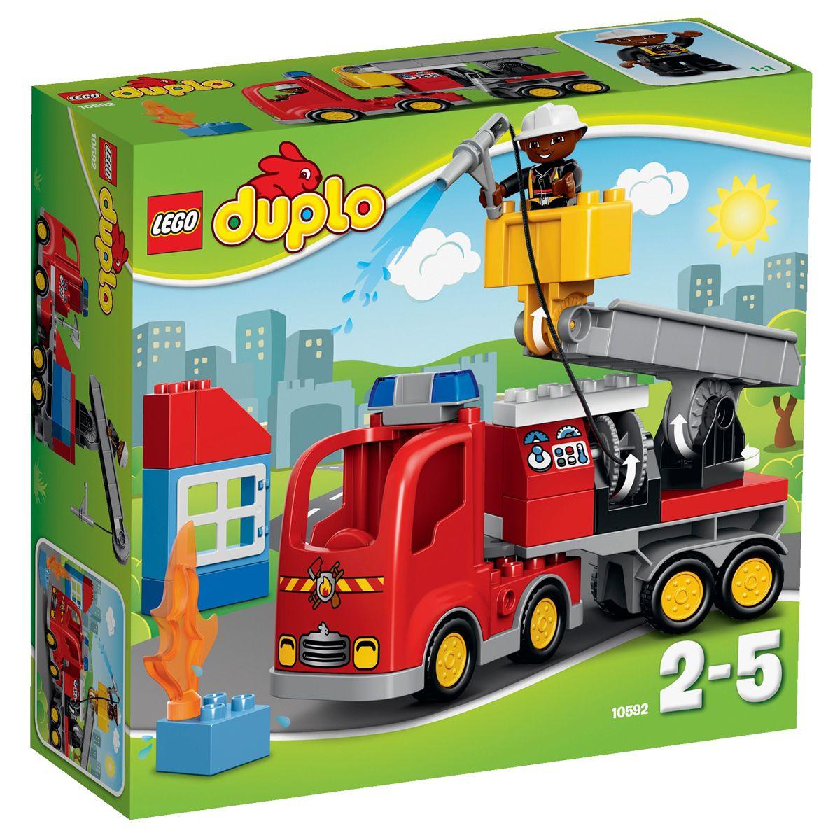 Le camion de pompiers LEGO DUPLO 10592 - Police, pompiers et secours - La  Grande Récré