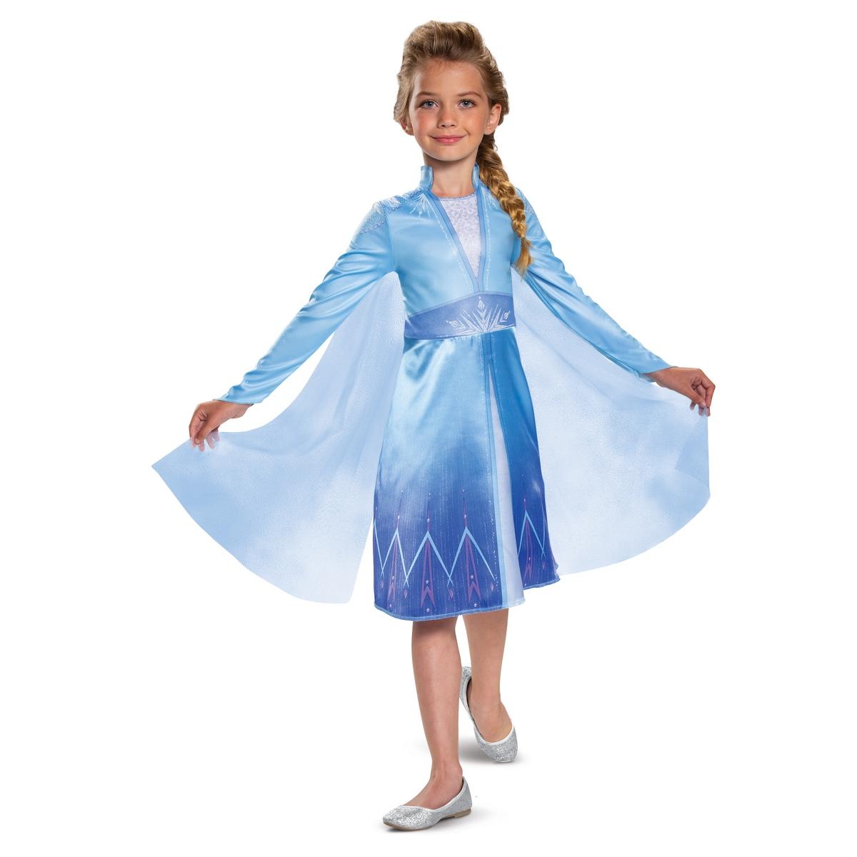 Déguisement classique Elsa La Reine des Neiges 5-6 ans La Grande