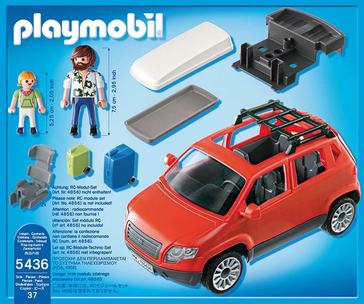 Voiture Avec Coffre De Toit Playmobil Summer Fun 5436 Mini