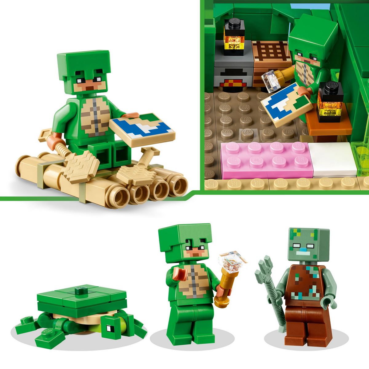 LEGO® Minecraft® 21254 La maison de la plage de la tortue
