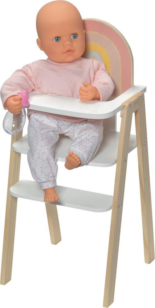 Chaise haute en bois pour poupée JB Bois - Mon cadeau enfant