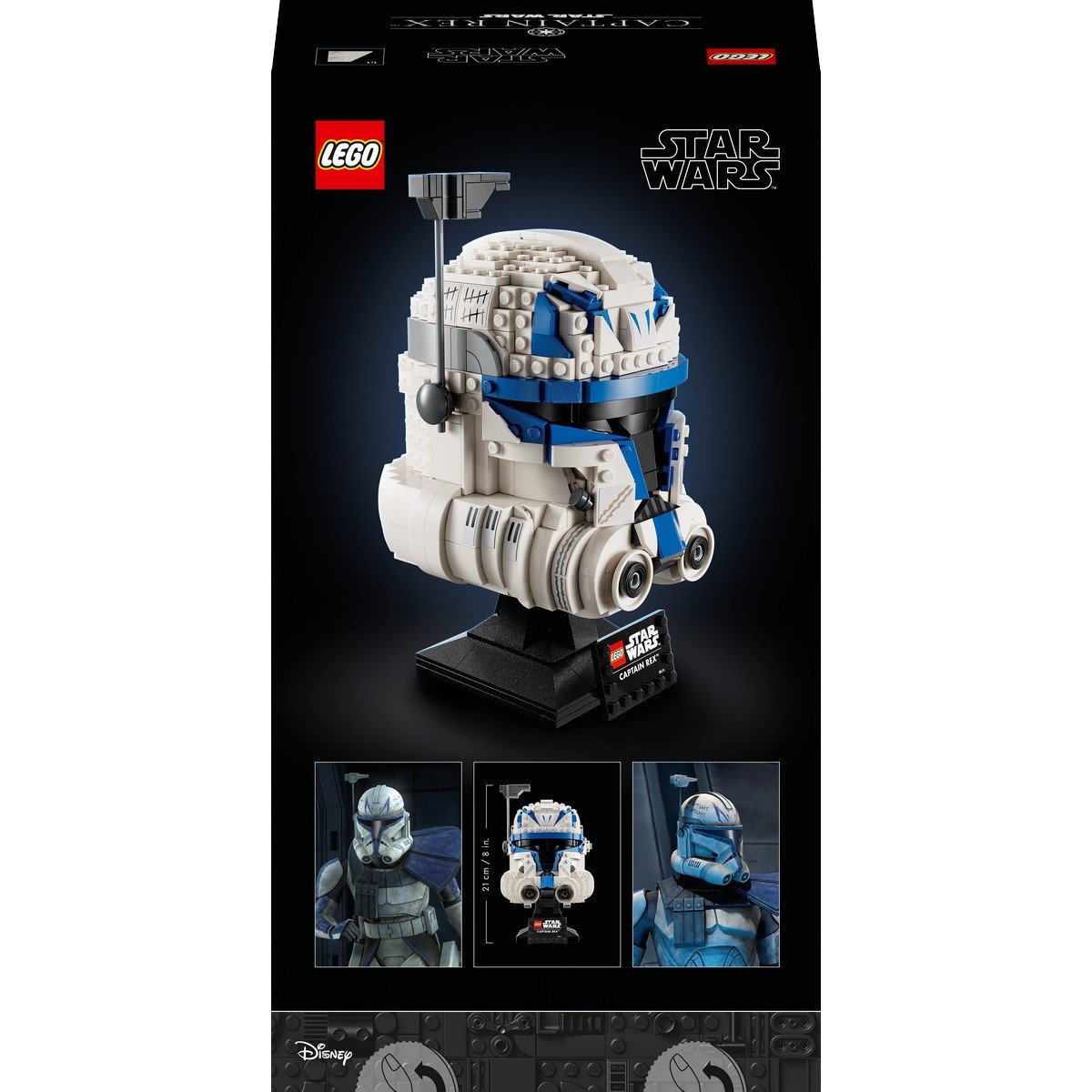 LEGO Star Wars 75349 - Le Casque du Capitaine Rex, Maquette à