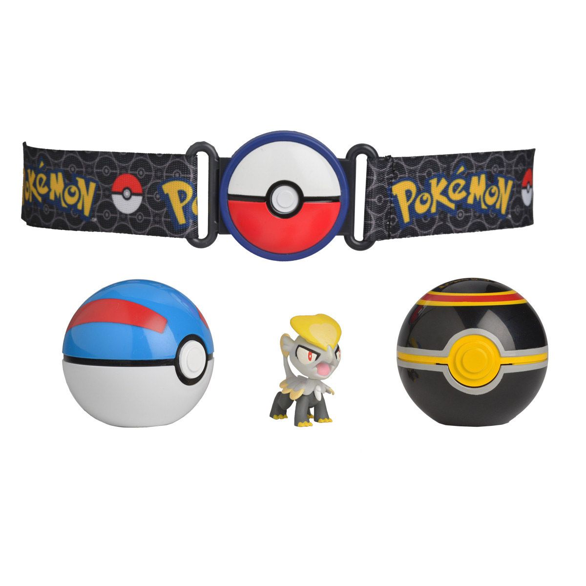 Ceinture Clip 'N' Go BANDAI - Pokémon - 1 ceinture, 1 Poké Ball, 1