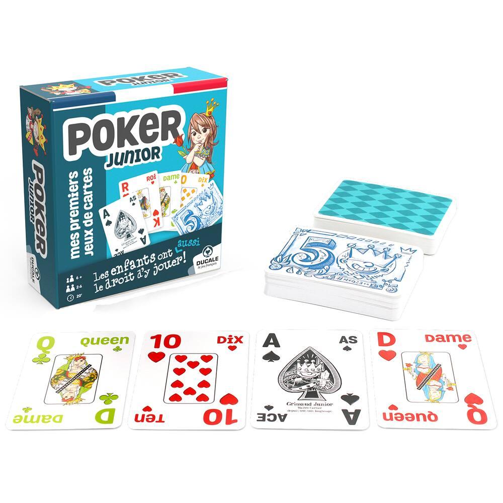 Jeu de 54 cartes de poker Grimaud junior - La Grande Récré