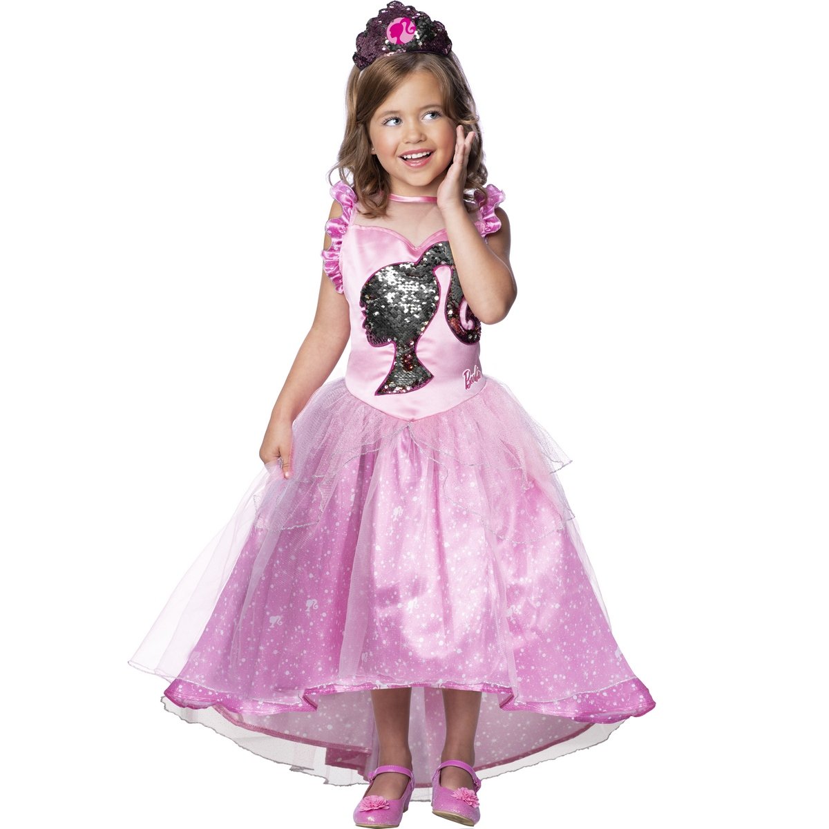 Déguisement luxe Barbie princesse taille L 7-8 ans - La Grande Récré