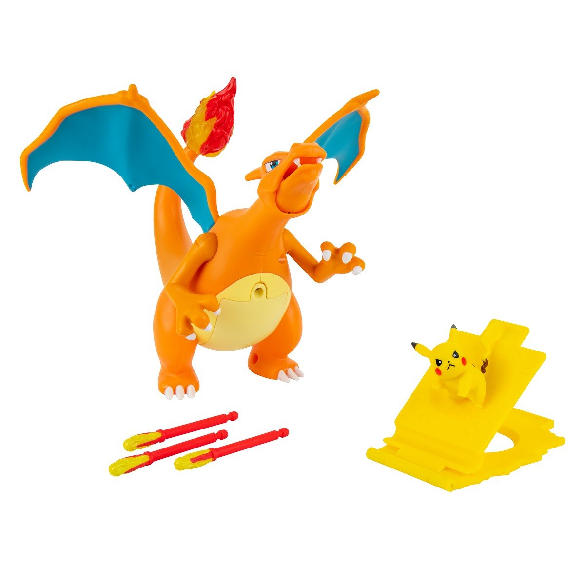 Figurine Pokémon Pikachu Mew et dracaufeu sortent de la game boy - Boutique  Pokemon