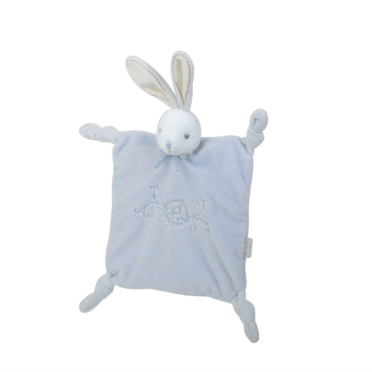 doudou lapin bleu